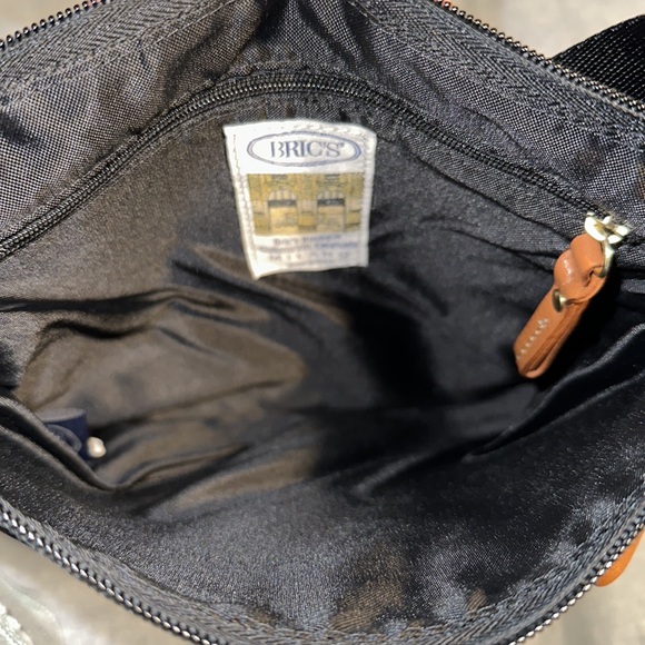 Bric's Messenger Black Nylon Crossbody Bag EUC - Picture 11 of 14